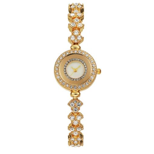 Montre Ronde Sertie De Diamants Montres Bracelet Montre Pearl Montr...