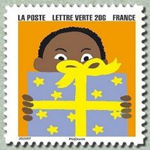 Bonne Année ! 2015 Timbre N°10 Timbre Oblitéré