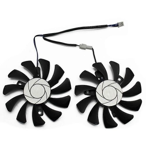 75mm 2Pin GTX1050Ti GPU Cooler DUAL Fan Pour MSI Geforce GTX 1050Ti GTX-1050-Ti-4GT-OC Carte Graphique Refroidissement