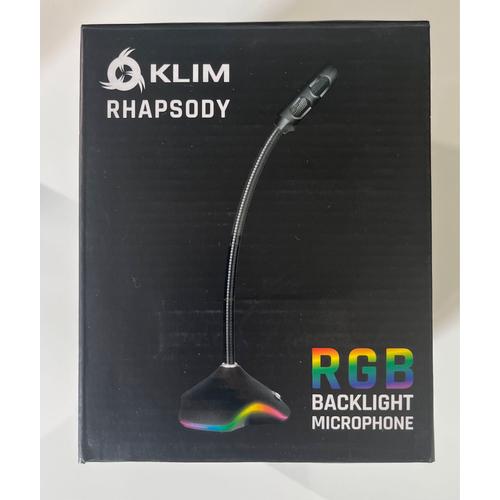 KLIM Rhapsody + Micro Gaming USB de Bureau RGB + Nouveau 2022 + Qualité de  Son optimale + Idéal pour Enregistrement Vocal, Streaming, ,  Podcast, Chant + Compatible avec Windows, Mac, PS5, PS4 : :  Informatique