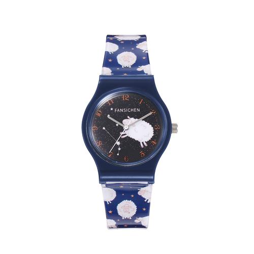 Electronic Watch For Girls Purple Watch Cartoon Watch Cotton Sheep Pattern Children's Watch Quartz Watch Ladies Watch Invicta Watches