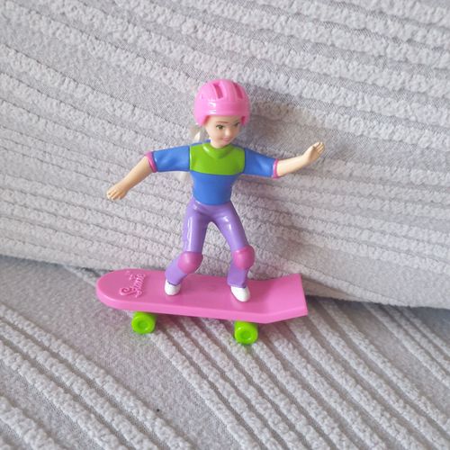 Stacy, Barbie Skateboard Mcdonalds , Collection Macdo, Année 1990 Vintage, En Très Bon État
