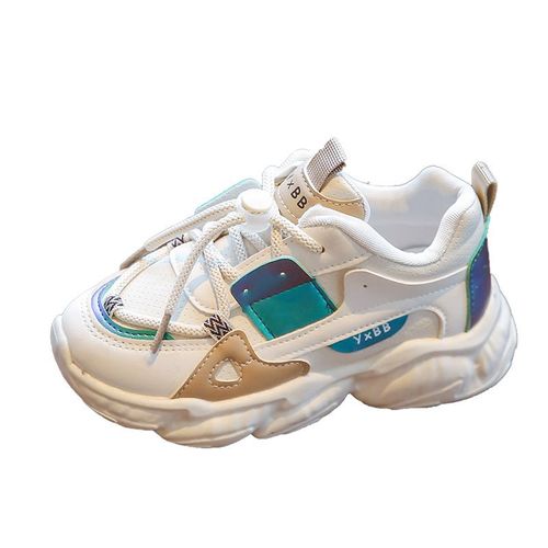 Filles Chaussuresté Nouvel An Chaussures Pour Enfants Printemps Et Automne Mode Marque A La Mode Chaussures De Sport Garçons Chaussures Décontractées-27-blanc