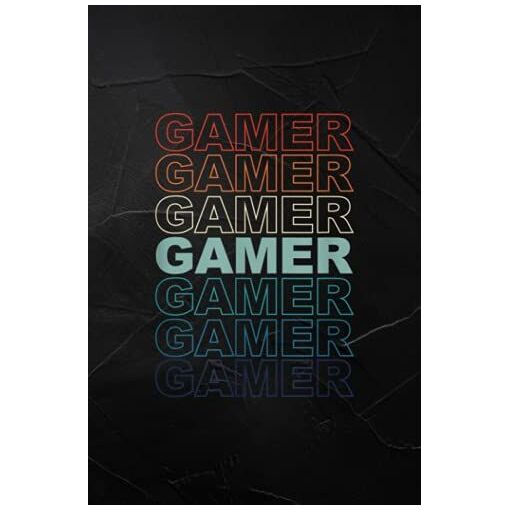 Mood Tracker Blank Gamer Vintage Retro Gamers Video Games Gaming Vi...