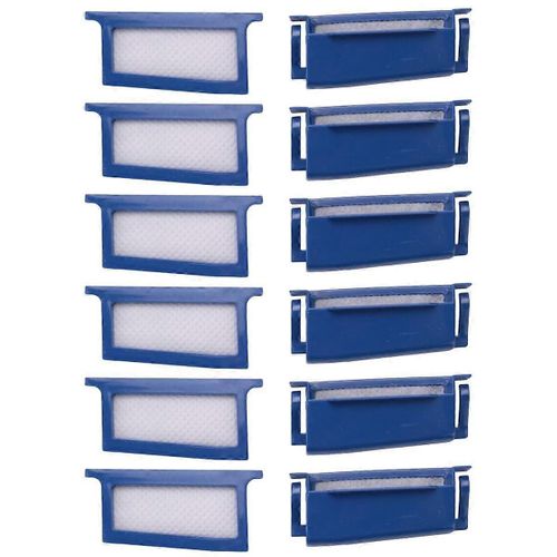Filtres Cpap De Remplacement Pour Philips Respironics Dreamstation 6 Fente De Filtre Réutilisable + 6 Filtres Ultra-Fins Jetables 