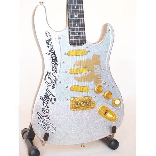 Guitare Miniature Axe Heaven Fender Stratocaster Harley Davidson