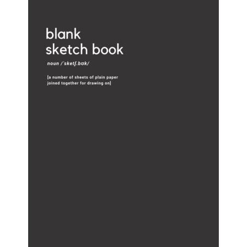500 Page Sketchbook | Blank Sketchbook 8.5x11 | Large Journal Blank Pages: 500 Page Drawing Book | Large Journal Notebook 8.5x11" 500 Pages | Blank Sketch Book 8.5x11 | Plain Journals For Writing |