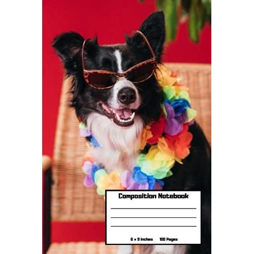 Hawaii: Dog Composition Notebook: Blank Wide Ruled Paper Notebook | Dog Photo Cover | Wide Lined Workbook Journal For Kids, Teens, Students, Children, ... Adults | 100 Pages, Soft Cover Diary, Gift