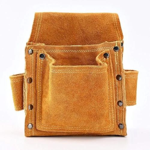 Sac banane de charpentier, ceinture à outils avec 2 supports de marteau, sac professionnel pour électriciens, maçons, soudeurs