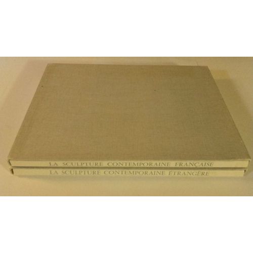 La Sculpture Contemporaine 1900-1960 En 2 Volumes 1/Sculpture Française 2/Sculpture Étrangère Sous Emboîtage Toile Éditions De L’Illustration 1961