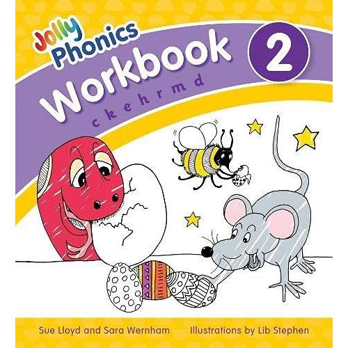 Jolly Phonics Workbook 2: In Precursive Letters (British English Edition)