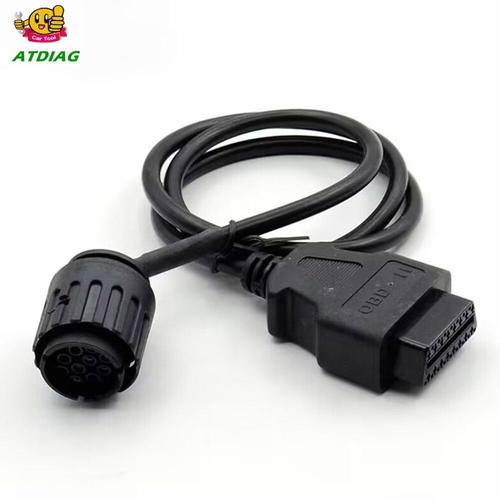 Câble De Icom-D D'adaptateur De Pin Pour Bmw 10pin À 16pin Obd2,Connecteur Diagnostique De Motos Obd 2 Câble D'extension #B