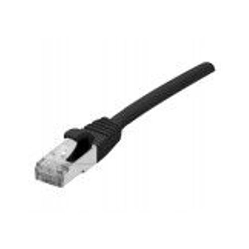 exertis Connect - Cordon de raccordement - RJ-45 (M) pour RJ-45 (M) - 1 m - S/FTP - CAT 6a - moulé, extérieur, sans crochet - noir