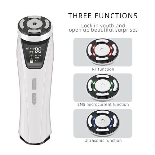 Appareil De Levage Du Visage À Ultrasons,Machine Hifu 4 En 1,Ems Lift,Raffermissement Optimiste,Déformle De La Peau,Soins Du Visage,Outils De Beauté Pour Le Visage - Type Eu Plug