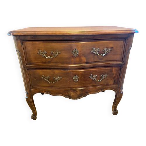 Commode Sauteuse De Style Louis Xv En Noyer Bois