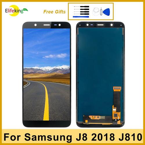 Écran Tactile Lcd De Remplacement Avec Outils Gratuits Pour Samsung Galaxy J8 2018 J810 Sm-J810g J810y Sm-J810f Original