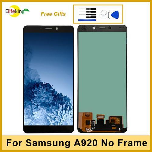 Ensemble Écran Tactile Lcd Oled De Remplacement 2018 Testé Pour Samsung Galaxy A9 Sm-A920f A920 A920f 100%/Ds