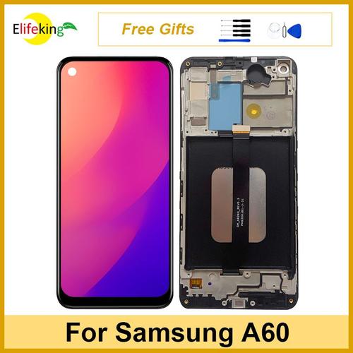 Écran Tactile Lcd Original De 6.3 Pouces Pièce De Rechange Pour Samsung Galaxy A60 A606 A6060 Sm-A606f/Ds A606y 100% Testé