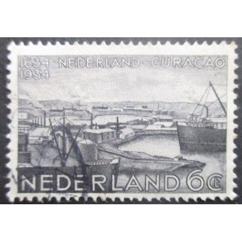 Pays-Bas N°265 Port De Willemstad Oblitéré