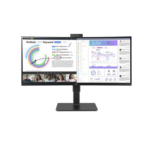 Lg Lcd 34bq77qc-b 34" Black Ultrawide