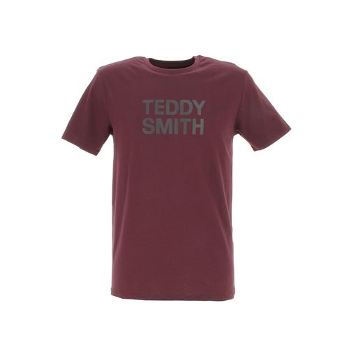 Tee Shirt Manches Courtes Teddy Smith Ticlass Basic M Bordeaux