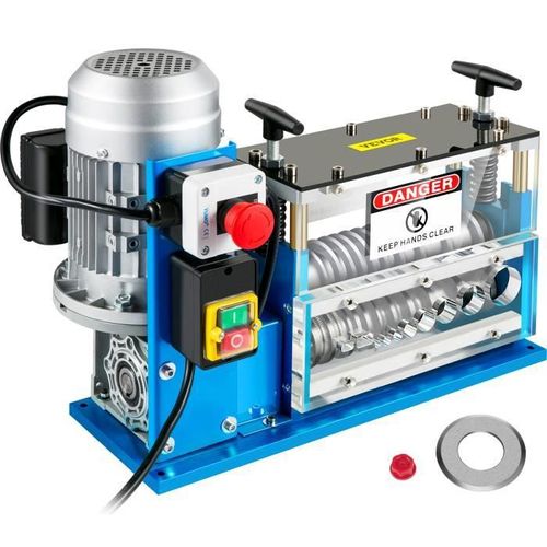 Dénudeur de Câble - VEVOR - 220V 370W - 1,5-38mm - 30m-min - Machine à Dénuder Électrique