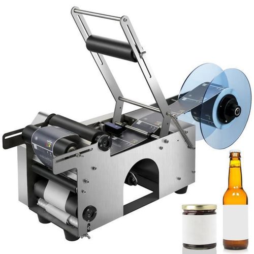 Mt-50 Machine D'étiquetage De Bouteille - Vevor - Label Applicateur Bouteille 120w