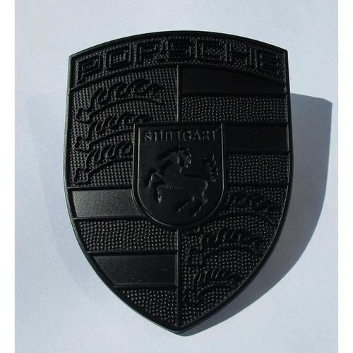 Porsche Insigne Capot Noir Logo Emblème