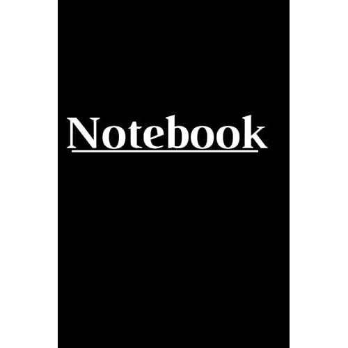 Notebook: Black Kover The Notebook