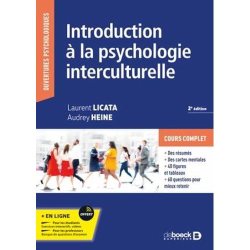 Introduction À La Psychologie Interculturelle