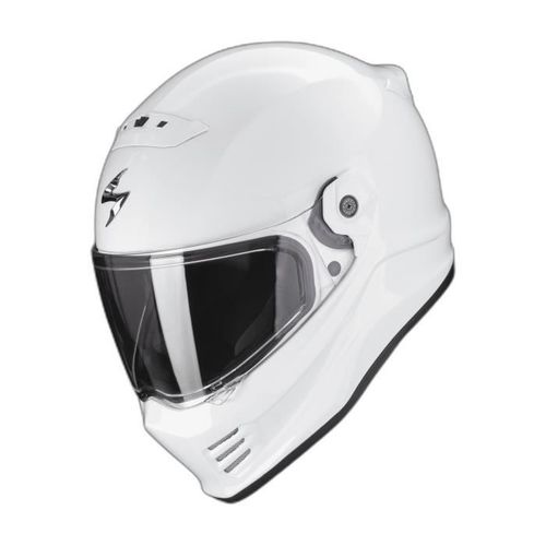 Casque Moto Intégral Scorpion Covert Fx Solid Ece 22-06 - Blanc - Xs