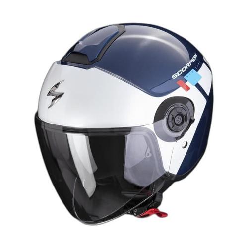 Casque Moto Jet Scorpion Exo-City Ii Mall Ece 22-06 - Bleu/Blanc/Rouge - Xl