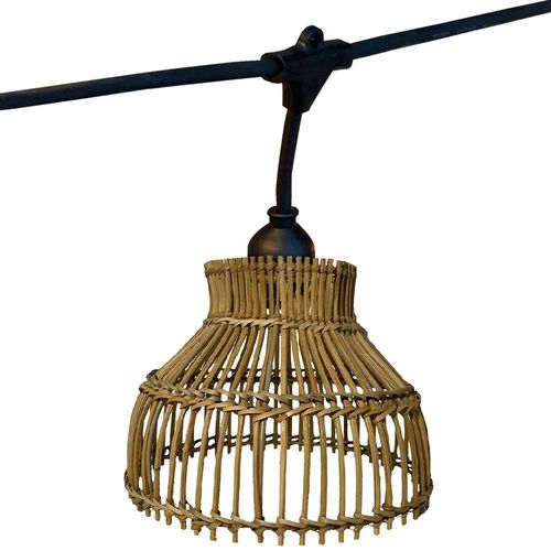 Guirlande Lumineuse Amelia Light Connectable Marron Rotin 6m