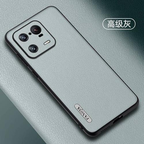 Etui Coque Pour Étui Pour Téléphone Portable En Silicone Anti-Chute Et Anti-Empreintes Digitales En Cuir Uni Ultra-Fin Pour Huawei P30 Pro, Cuir Tanné Végétal [Gris De Haute Qualité]