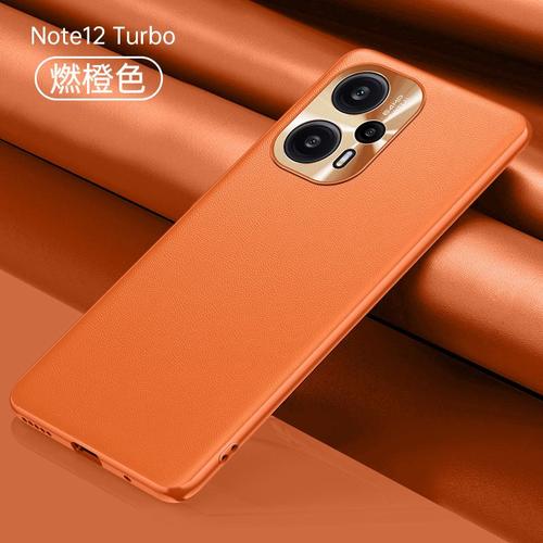 Etui Coque Pour Huawei P20 Ultra-Mince Lentille En Cuir Uni Tout Compris Anti-Chute Étui En Silicone Souple Pour Téléphone Portable, ?Danxia Orange? Matériel En Cuir Uni