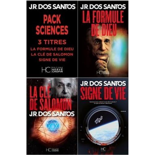 Pack Jr Dos Santos - Sciences - 3 Titres : La Formule De Dieu - La Clé De Salomon - Signe De Vie