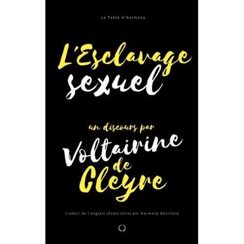 L'esclavage Sexuel