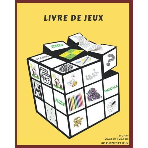 Livre De Jeux: Livre De Jeux : Sudoku - Mots Mêlés - Mots Croisés - Labyrinthes - Coloriages - Mandala - Objets Perdus - Les Différences À Trouver - Planches De Bd