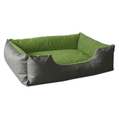Beddog Lupi Lit Pour Chien, Panier Corbeille, Coussin De Chien [L Env. 80x65cm, Green-Rock (Gris/Vert)]