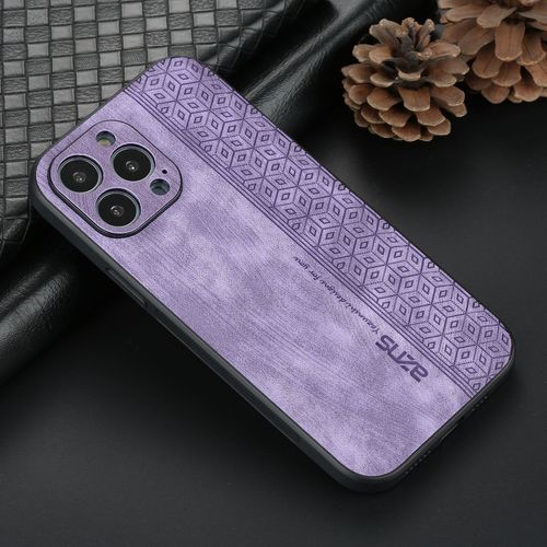 Etui Coque Pour Iphone Xr Matte Leather Texture All-Inclusive Anti-Fall Silicone Skin Sensation Mobile Phone Case, [Dream Purple] Yueshang
