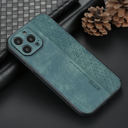 Etui Coque Pour Coque Pour Téléphone Portable Iphone 14 Plus Texture Cuir Mat Tout Compris Anti-Chute En Silicone Skin Sensation,?Aoyama Green?Yueshang