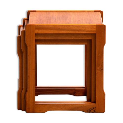 Tables Basse Gigogne Scandinave Vintage 1960 Bois