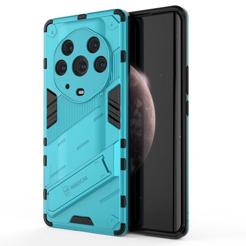 Etui Coque Pour Honor Magic3 Supreme Edition Supreme Edition Coque De Téléphone Portable Avec Support D'airbag En Silicone Antichoc, Bleu