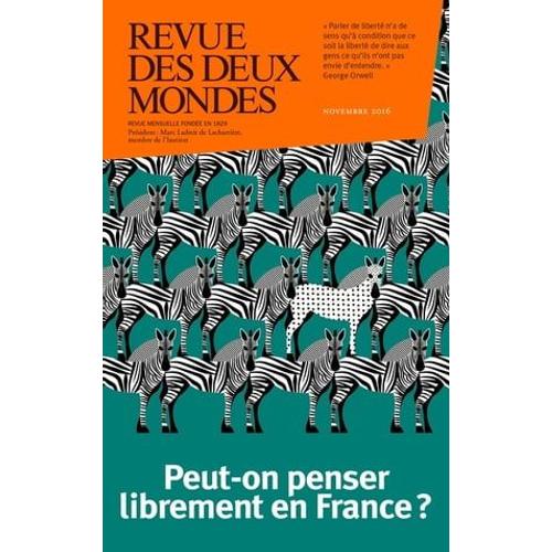 Revue Des Deux Mondes Novembre 2016