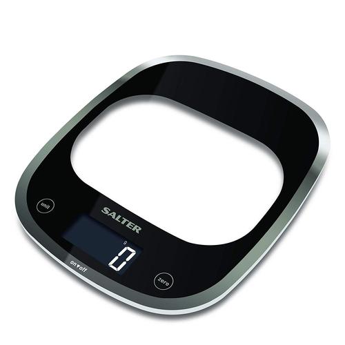 Salter 1050 Bkdr Curve Glass Electronic Digital Kitchen Scales