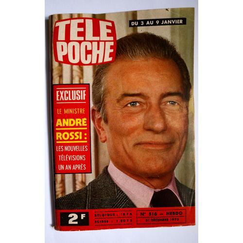 Télé Poche - N°516 - 31 Décembre 1976 - André Rossi