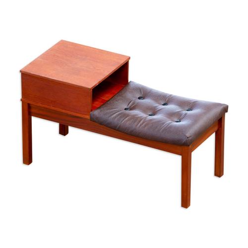 Banc Dentre Scandinave Vintage 1960 Bois