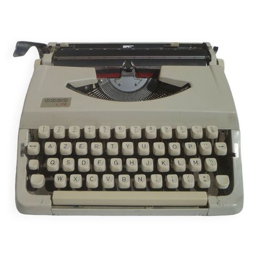 Machine Crire Japy L72 Vintage Gris