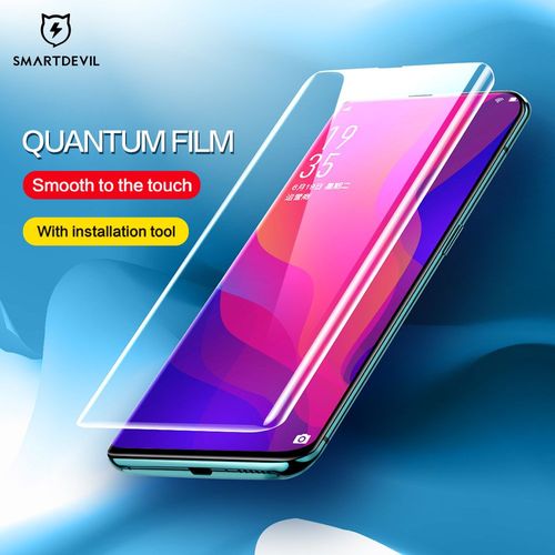 Smartdevi ? Protecteur D'écran Pour Oppo Find X3 Pro Film Hydrogel À Couverture Complète Pour Oppo Reno 3 4 5 Pro + Avec Outil D'installation