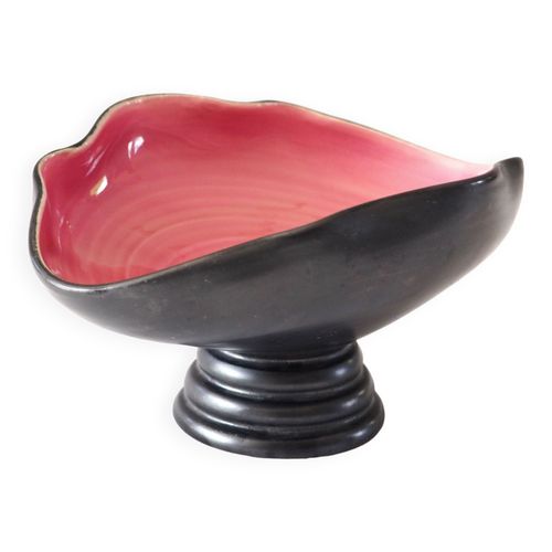 Coupe Vallauris Verceram 1950 Rose